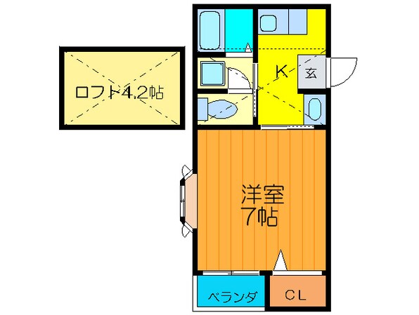 コンフォ－ト　ワンの物件間取画像